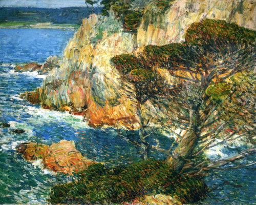 Point Lobos, Carmel (Childe Hassam) - Reprodução com Qualidade Museu