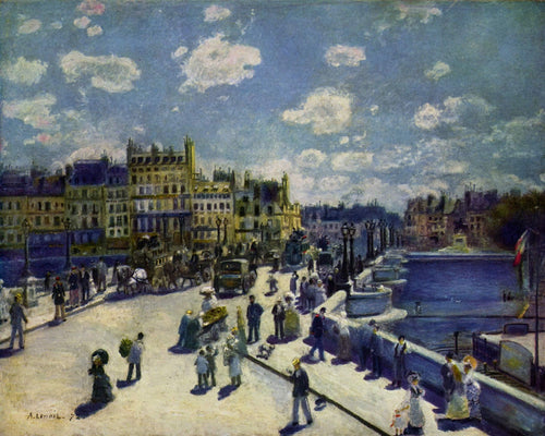 Le Pont Neuf, Paris (Pierre-Auguste Renoir) - Reprodução com Qualidade Museu