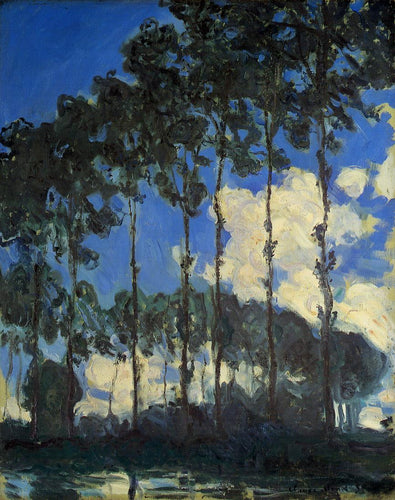 Choupos nas margens do Epte (Claude Monet) - Reprodução com Qualidade Museu