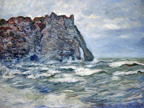 Port Daval (Claude Monet) - Reprodução com Qualidade Museu