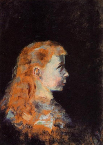 Retrato de uma criança (Henri de Toulouse-Lautrec) - Reprodução com Qualidade Museu