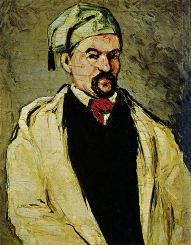 Retrato do tio Dominique (Paul Cézanne) - Reprodução com Qualidade Museu
