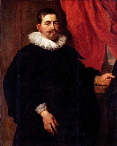 Retrato de um homem, provavelmente Peter Van Hecke (Peter Paul Rubens) - Reprodução com Qualidade Museu