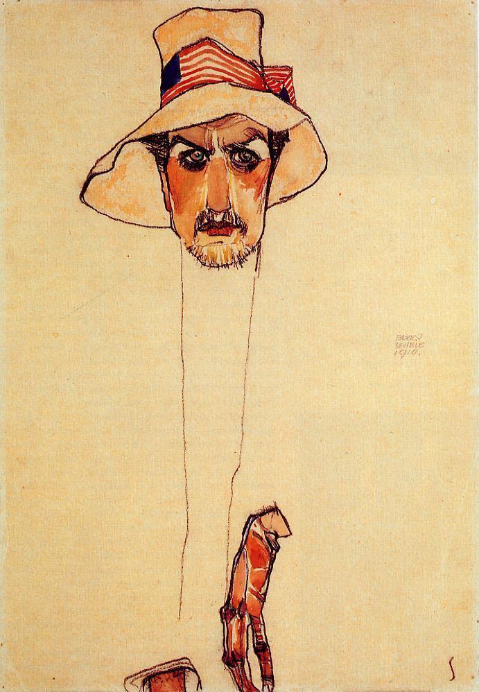 Retrato de um homem com um chapéu mole - Replicarte