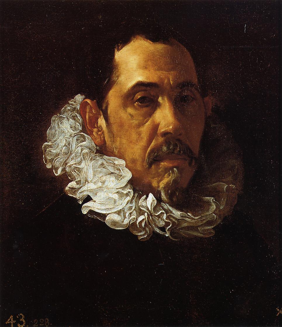 Retrato de um homem com cavanhaque (Diego velázquez) - Reprodução com Qualidade Museu