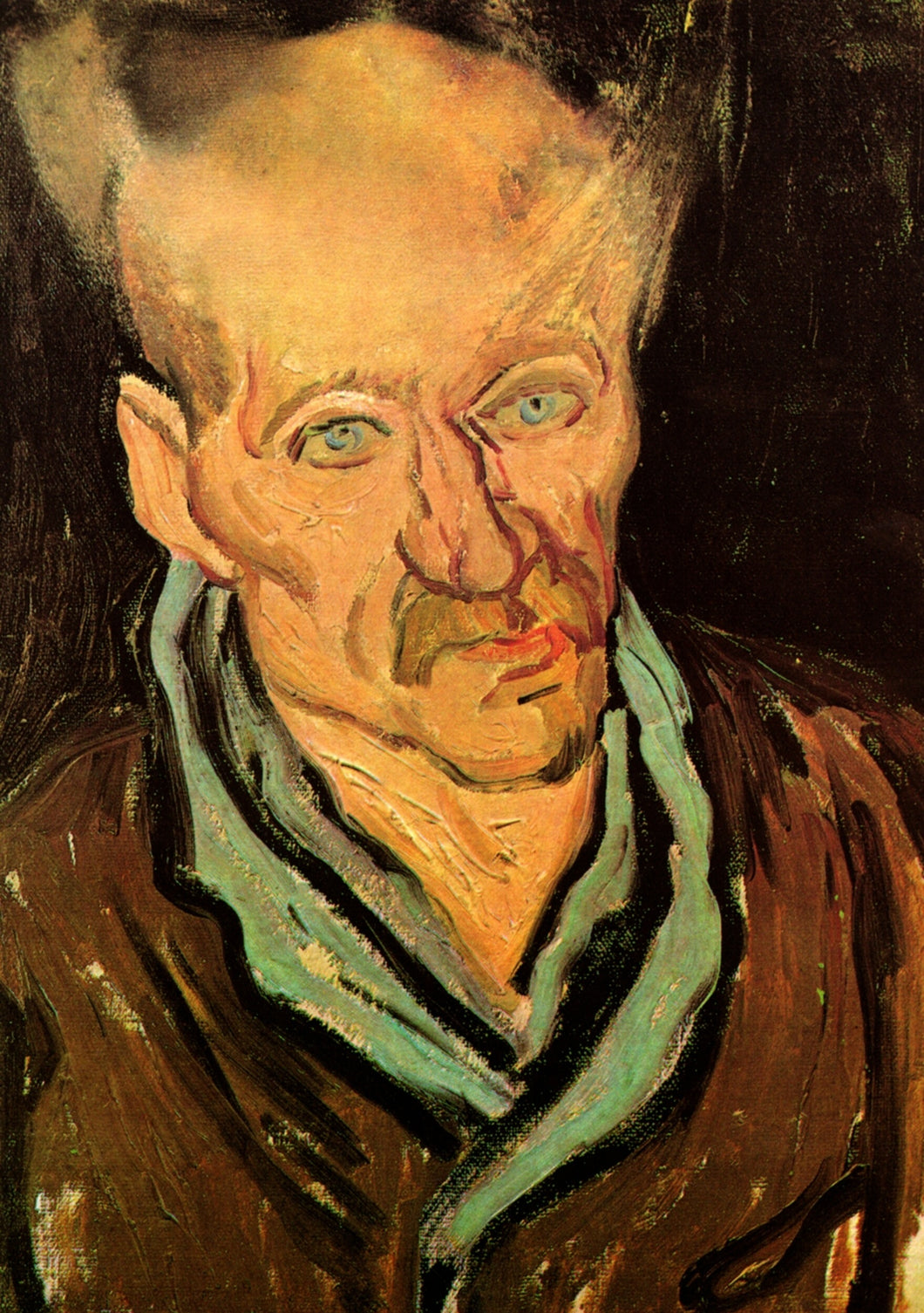 Retrato de um paciente no hospital Saint Paul (Vincent Van Gogh) - Reprodução com Qualidade Museu