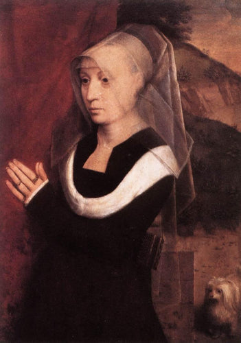Retrato de uma mulher orando