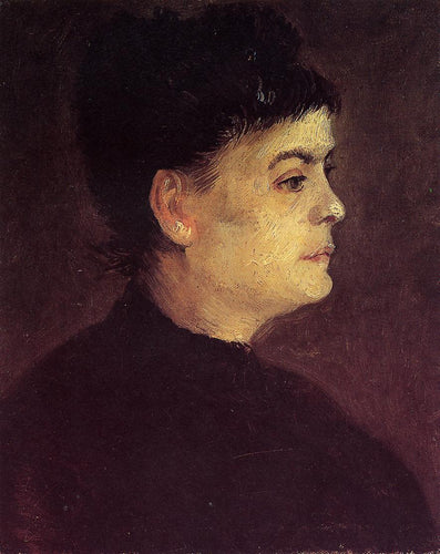Retrato de uma mulher (Vincent Van Gogh) - Reprodução com Qualidade Museu