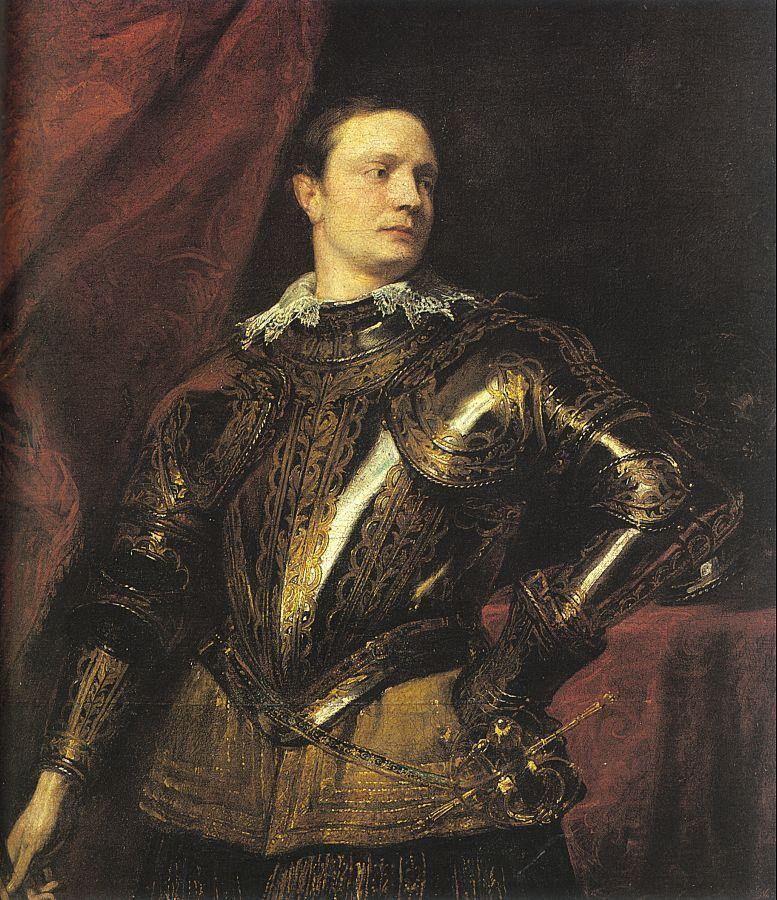 Retrato de um jovem general (Anthony van Dyck) - Reprodução com Qualidade Museu