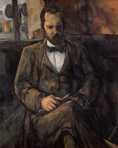 Retrato de Ambroise Vollard (Paul Cézanne) - Reprodução com Qualidade Museu