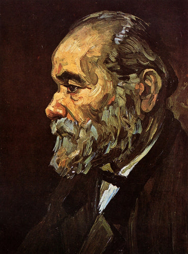 Retrato de um velho com barba (Vincent Van Gogh) - Reprodução com Qualidade Museu