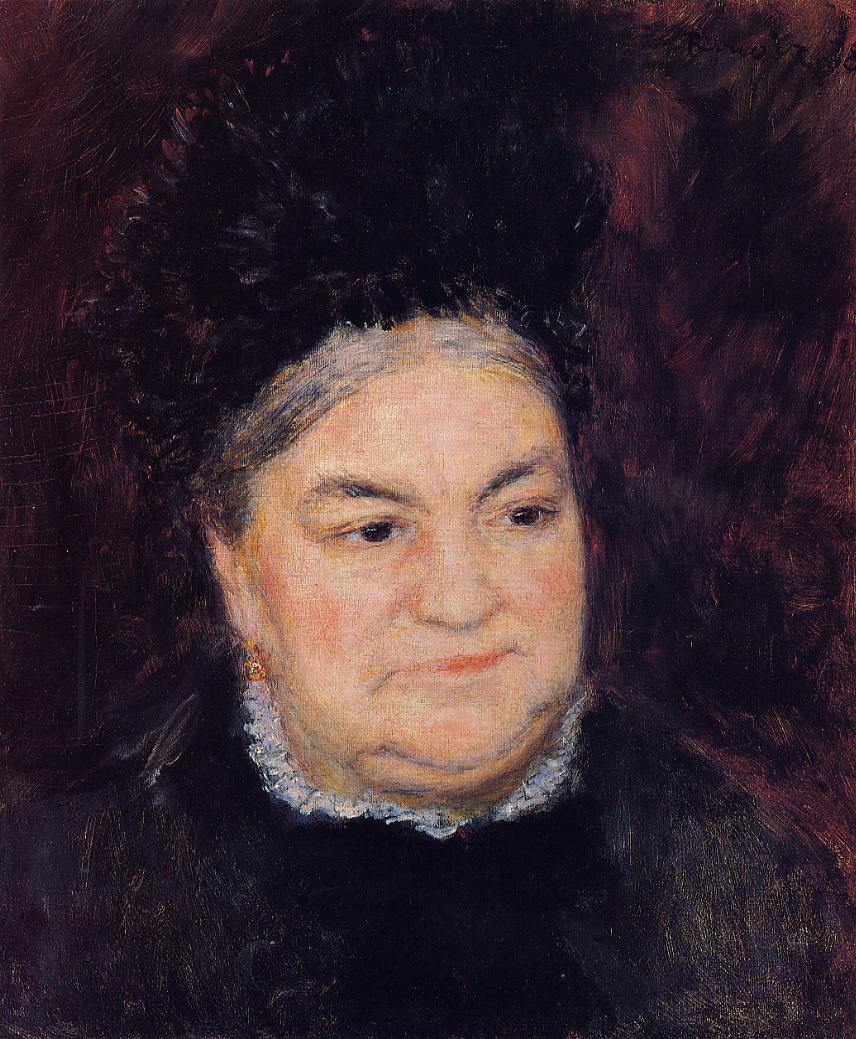 Retrato de uma velha (Pierre-Auguste Renoir) - Reprodução com Qualidade Museu