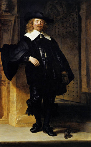Retrato de Andries De Graeff (Rembrandt) - Reprodução com Qualidade Museu