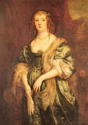 Retrato de Anne Carr, condessa de Bedford (Anthony van Dyck) - Reprodução com Qualidade Museu