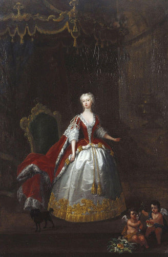 Retrato da Princesa Augusta de Saxe Gotha
