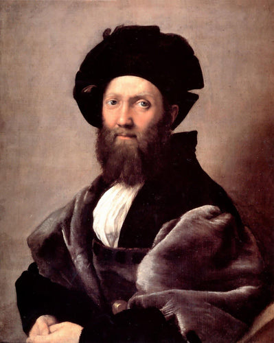 Baldassare Castiglione, depois de Rafael (Peter Paul Rubens) - Reprodução com Qualidade Museu