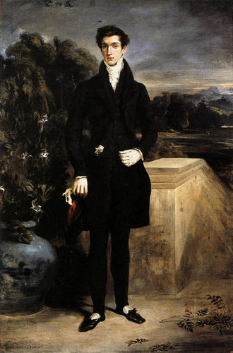 Retrato do Barão Schwiter (Eugene Delacroix) - Reprodução com Qualidade Museu