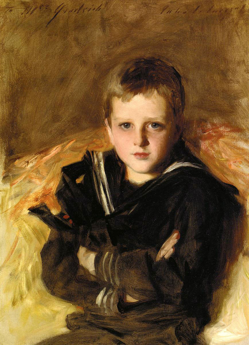 Retrato de Caspar Goodrich (John Singer Sargent) - Reprodução com Qualidade Museu