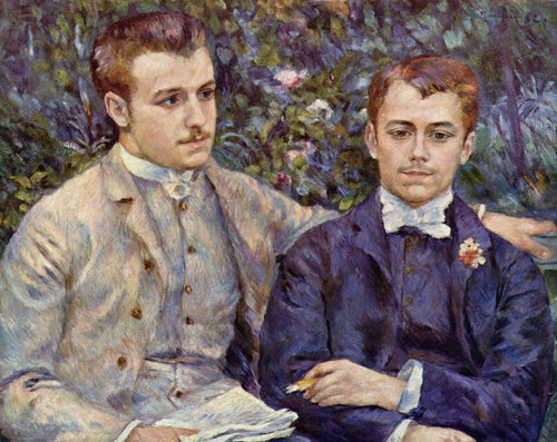 Charles e Georges Durand Ruel (Pierre-Auguste Renoir) - Reprodução com Qualidade Museu