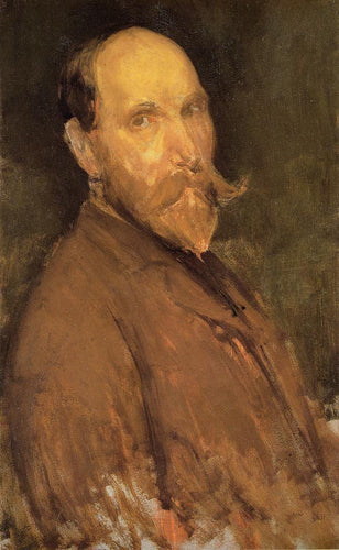 Retrato de Charles L. Freer (James Abbott McNeill Whistler) - Reprodução com Qualidade Museu
