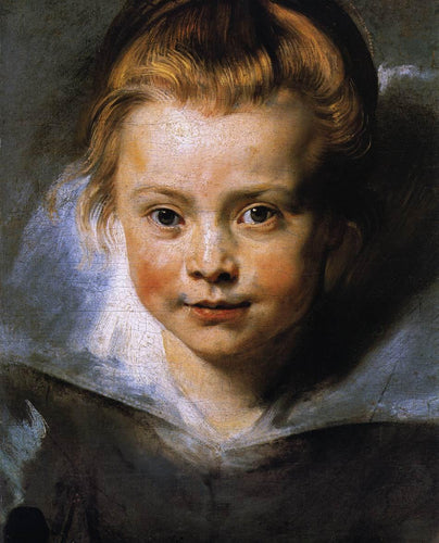 Retrato de uma jovem, Clara Serena Rubens (Peter Paul Rubens) - Reprodução com Qualidade Museu