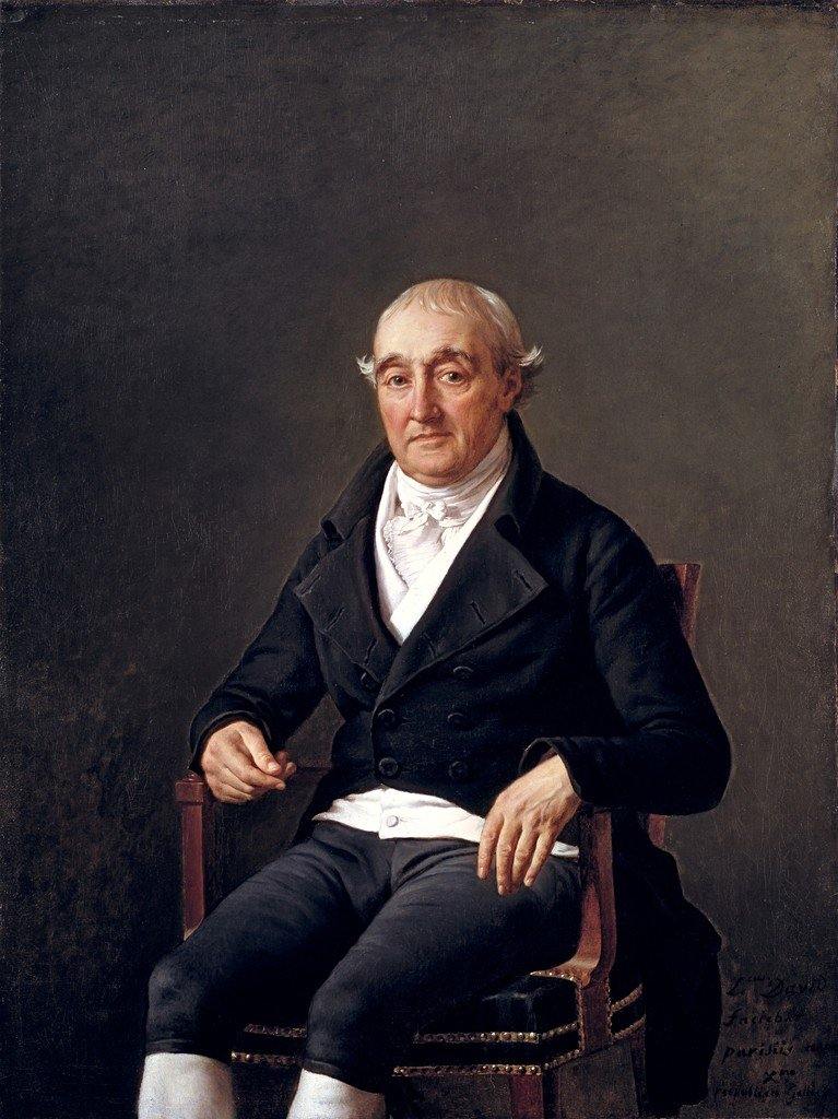 Retrato de Cooper Penrose (Jacques-Louis David) - Reprodução com Qualidade Museu