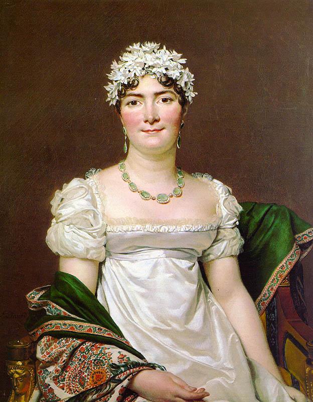 Retrato da Condessa Daru (Jacques-Louis David) - Reprodução com Qualidade Museu