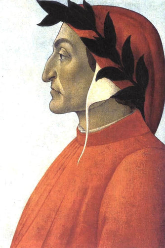 Retrato de Dante (Sandro Botticelli) - Reprodução com Qualidade Museu