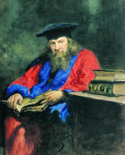 Retrato de Dmitry Mendeleev