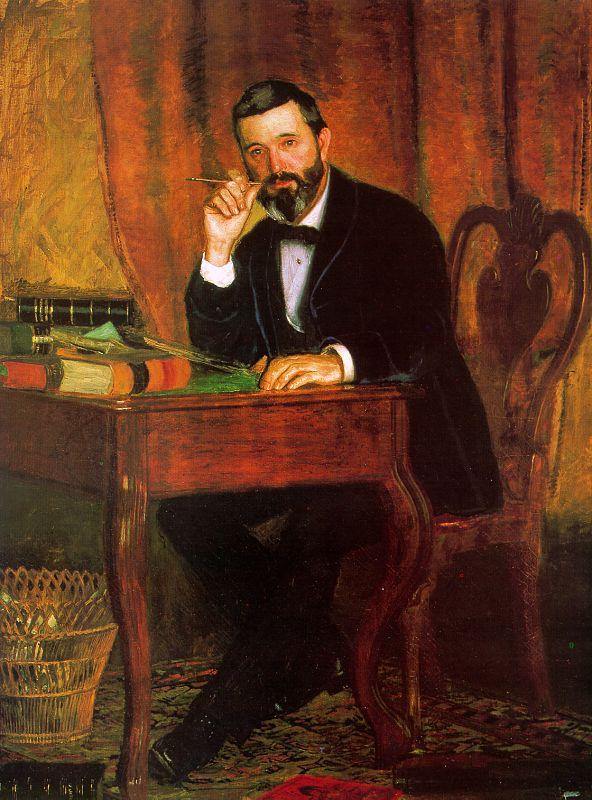 Retrato do Dr. Horatio C. Wood (Thomas Eakins) - Reprodução com Qualidade Museu