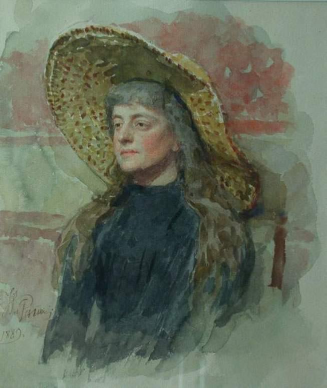 Retrato de E. Zvantseva