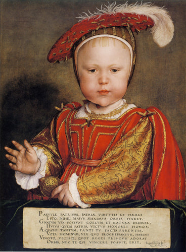 Retrato de Eduardo VI quando criança