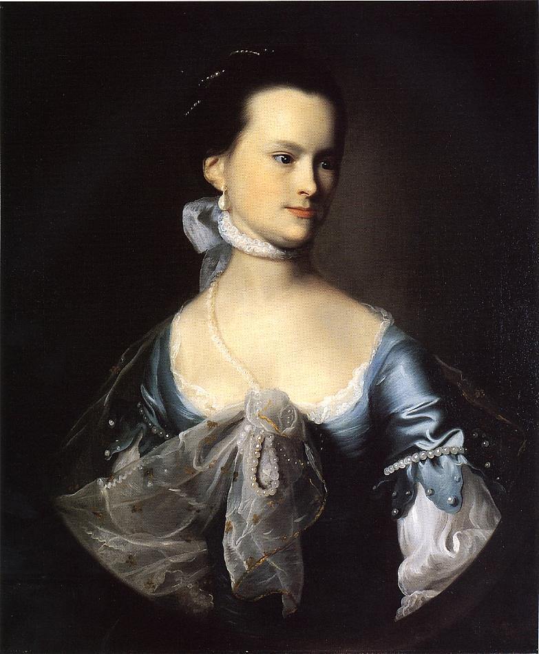 Retrato de Elizabeth Deering Wentworth Gould Rogers - Sra. Nathaniel Rogers