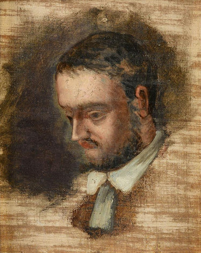 Retrato de Emile Zola (Paul Cézanne) - Reprodução com Qualidade Museu