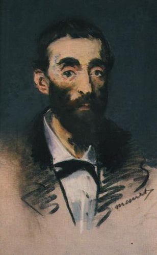 Retrato de Ernest Cabaner (Edouard Manet) - Reprodução com Qualidade Museu