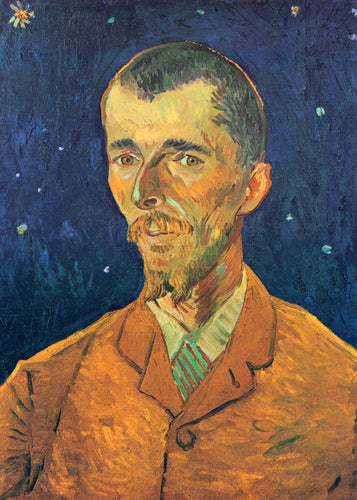 Retrato de Eugene Boch (Vincent Van Gogh) - Reprodução com Qualidade Museu