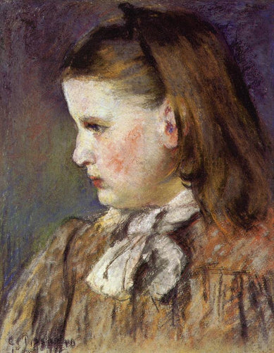 Retrato de Eugenie Estruc (Camille Pissarro) - Reprodução com Qualidade Museu