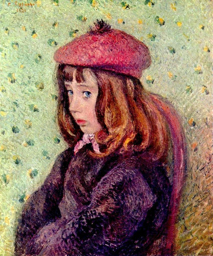 Retrato de Felix Pissarro (Camille Pissarro) - Reprodução com Qualidade Museu