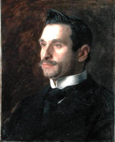 Retrato de Francesco Romano (Thomas Eakins) - Reprodução com Qualidade Museu