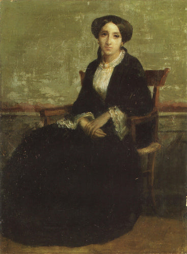 Retrato de Genevieve Celine (William-Adolphe Bouguereau) - Reprodução com Qualidade Museu