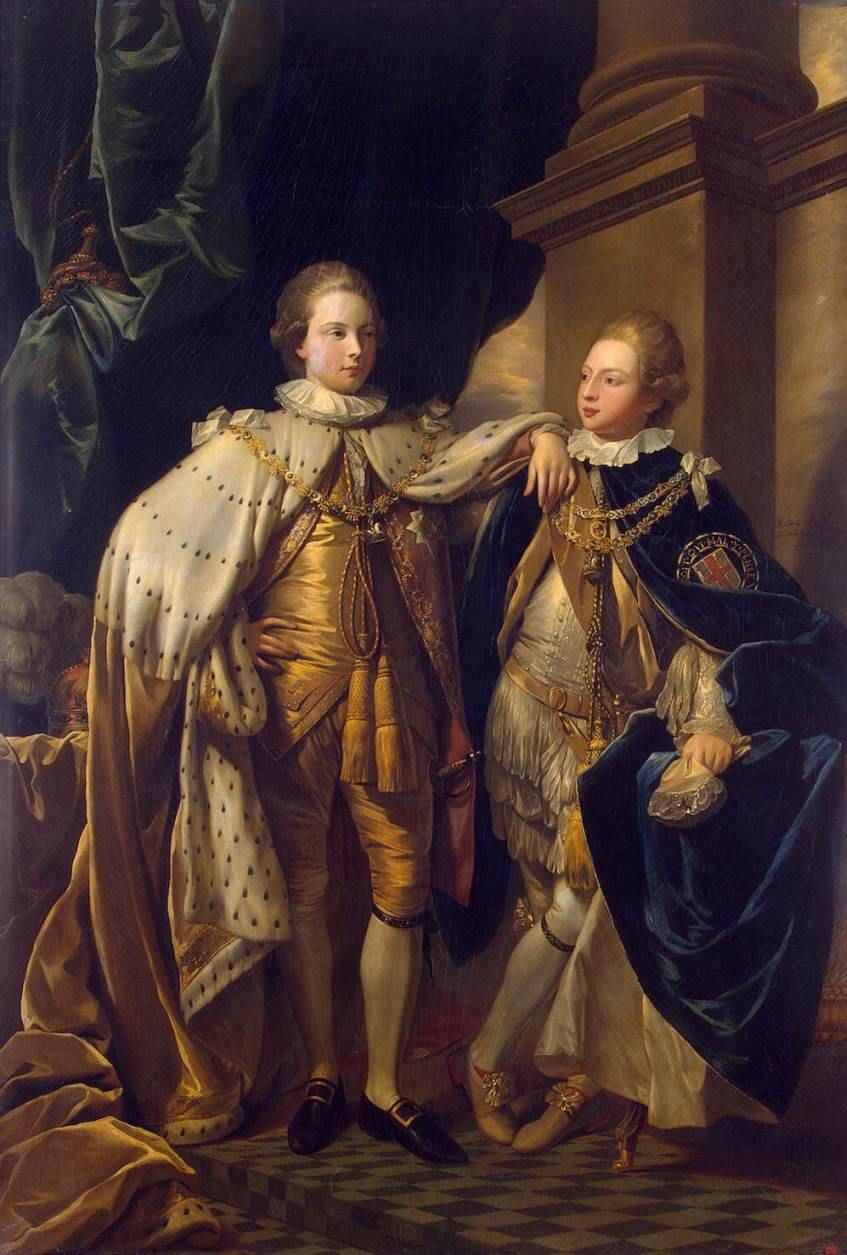 Retrato de Jorge, Príncipe de Gales e Príncipe Frederico, Mais tarde Duque de York - Replicarte
