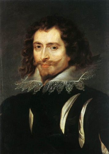 Retrato de George Villiers, primeiro duque de Buckingham (Peter Paul Rubens) - Reprodução com Qualidade Museu