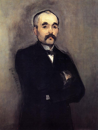 Retrato de Georges Clemenceau (Edouard Manet) - Reprodução com Qualidade Museu