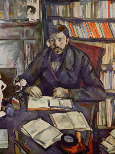 Retrato de Gustave Geffroy (Paul Cézanne) - Reprodução com Qualidade Museu