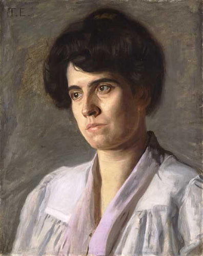 Retrato de Harriet Husson Carville (Thomas Eakins) - Reprodução com Qualidade Museu