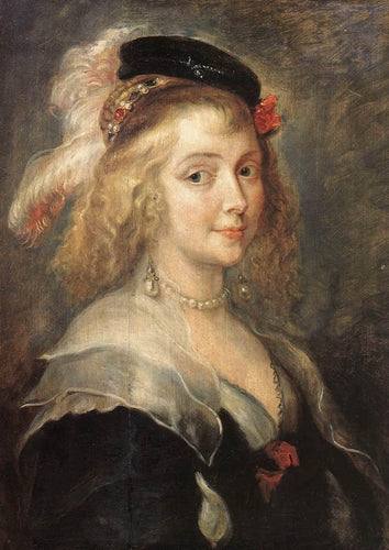 Retrato de Helena Fourment (Peter Paul Rubens) - Reprodução com Qualidade Museu