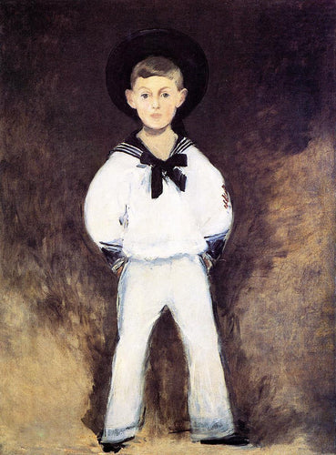 Retrato de Henry Bernstein quando criança (Edouard Manet) - Reprodução com Qualidade Museu