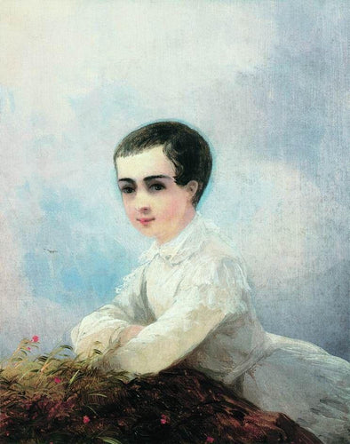 Retrato de I. Lazarev (Ivan Aivazovsky) - Reprodução com Qualidade Museu