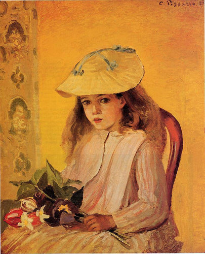 Retrato de Jeanne (Camille Pissarro) - Reprodução com Qualidade Museu