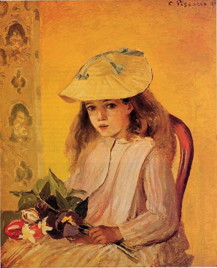 Retrato de Jeanne (Camille Pissarro) - Reprodução com Qualidade Museu